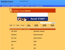 Tablet Screenshot of kereso.reklam-csere.hu